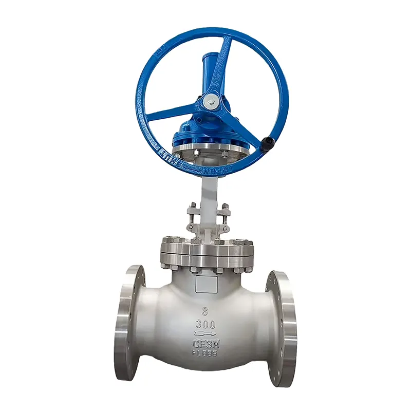 Stainless hlau 316 Flanged Globe Valve