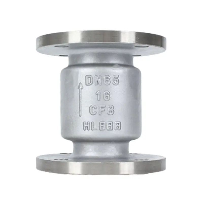 Stainless hlau 316 Vertical Check Valves