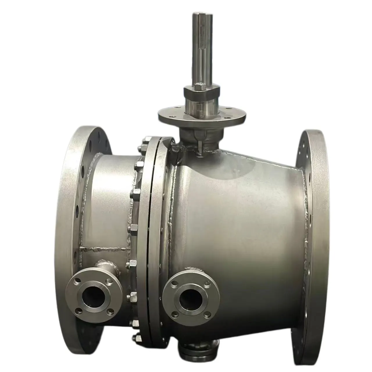 Stainless hlau Flanged Pob Valve Forged Flanged Pob Valve