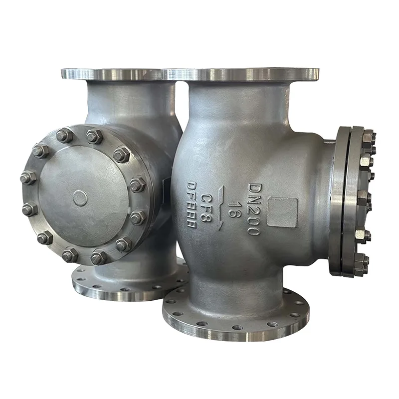 Stainless hlau Flanged Check Valve