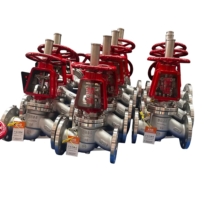 Stainless hlau Oxygen Globe Valve